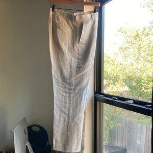 Perry Ellis pants 55% Linen 45% cotton mens size 34/30 elegant & light